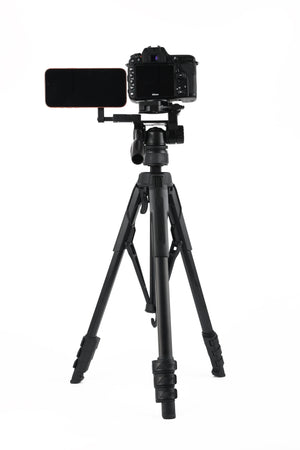 Sunpak - Creator Plus 69” Dual Camera & Smartphone Professional Pan-tilt head Tripod; Universal
