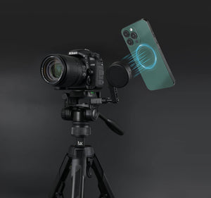 Sunpak - Creator Plus 69” Dual Camera & Smartphone Professional Pan-tilt head Tripod; Universal