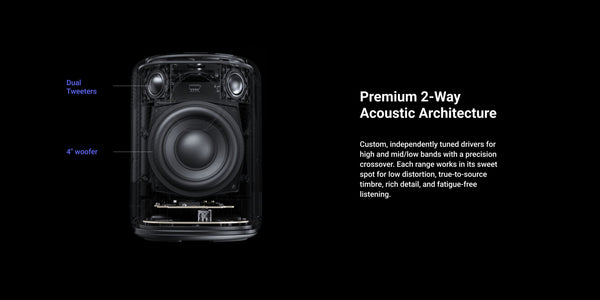 WiiM - Sound Lite Smart Speaker - Black