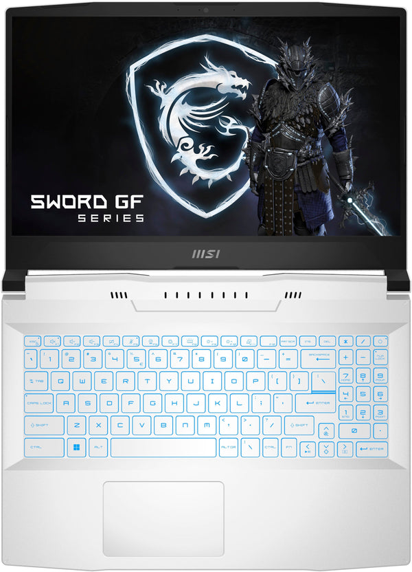 MSI - Sword 15.6" 144hz Gaming Laptop - Intel Core i7 - NVIDIA GeForce RTX 3070Ti - 1TB SSD - 16GB Memory - White