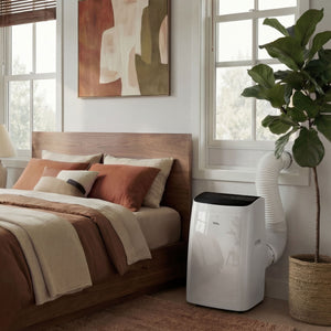 TCL - 350 Sq. Ft. 8,000 BTU Smart Portable Air Conditioner 3-in-1 with AC, Fan & Dehumidifier - White