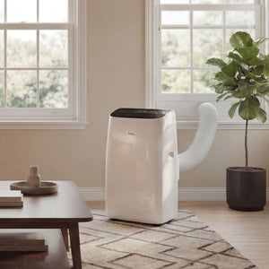 TCL - 350 Sq. Ft. 8,000 BTU Smart Portable Air Conditioner 3-in-1 with AC, Fan & Dehumidifier - White