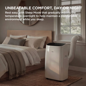 TCL - 350 Sq. Ft. 8,000 BTU Smart Portable Air Conditioner 3-in-1 with AC, Fan & Dehumidifier - White