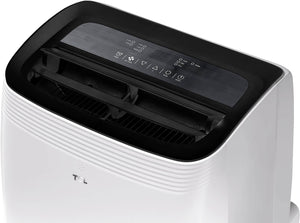 TCL - 450 Sq. Ft. 10,000 BTU Smart Portable Air Conditioner 3-in-1 with AC, Fan & Dehumidifier - White