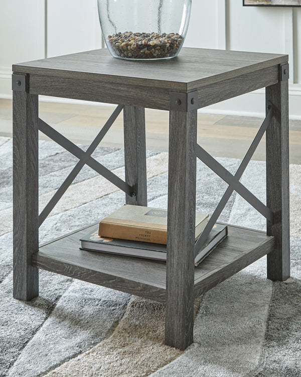 Freedan - 2 Pc. - Rect Lift Top Cocktail Table & Square End Table