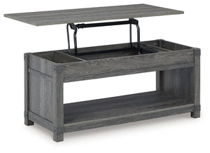 Freedan - 2 Pc. - Rect Lift Top Cocktail Table & Square End Table