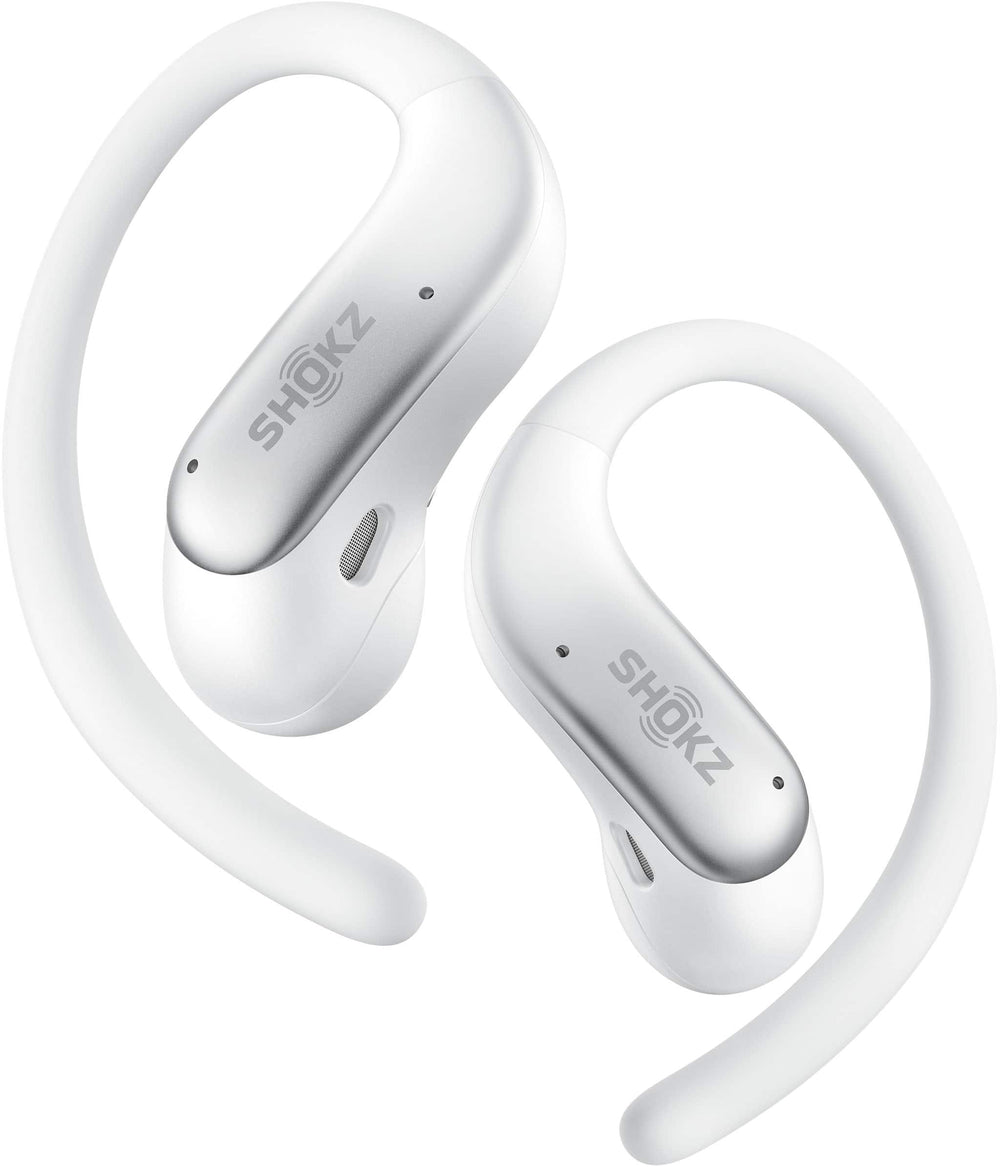 Shokz - OpenFit Air 2 Open-Ear True Wireless Bluetooth Earbuds - White
