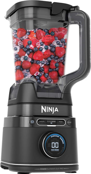 Ninja - Detect Power Blender Pro + Personal Single-Serve, BlendSense Technology, 1800PW, 72 oz. Pitcher, To-Go Cups - Black