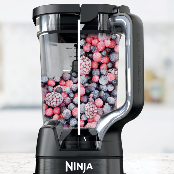Ninja - Detect Power Blender Pro + Personal Single-Serve, BlendSense Technology, 1800PW, 72 oz. Pitcher, To-Go Cups - Black