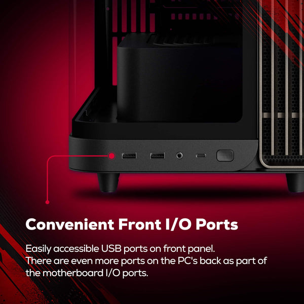 iBUYPOWER - Trace Gaming Desktop PC Intel Core Ultra 5 225F 2025 NVIDIA GeForce RTX 5060 8GB 16GB DDR5 1TB SSD Storage - Black