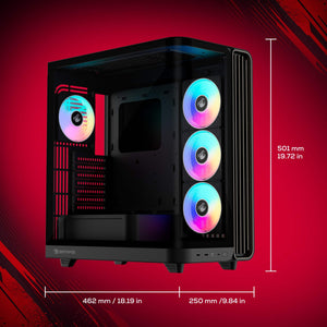 iBUYPOWER - Trace Gaming Desktop PC Intel Core Ultra 5 225F 2025 NVIDIA GeForce RTX 5060 8GB 16GB DDR5 1TB SSD Storage - Black