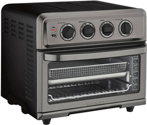 Cuisinart - Air Fryer 0.6 Cu. Ft. Toaster Oven with Grill - Black