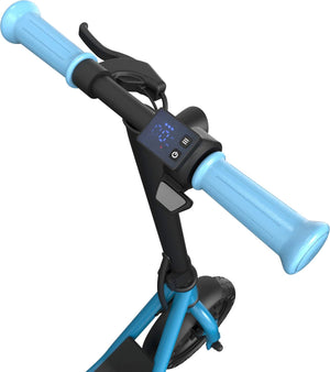 HiBoy - U2 Lite Electric Scooter for Kids, Up to 9 Mph, Neon Lights, 5 Mile Range, Electric Scooter with Seat - Blue