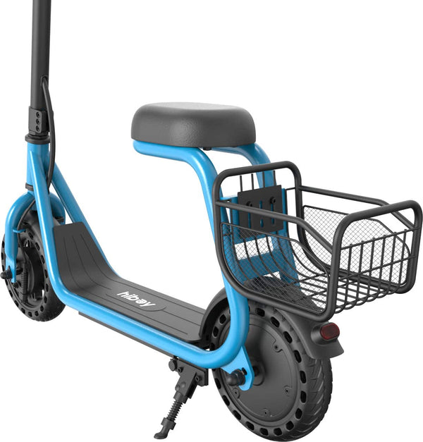 HiBoy - U2 Lite Electric Scooter for Kids, Up to 9 Mph, Neon Lights, 5 Mile Range, Electric Scooter with Seat - Blue