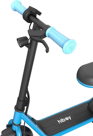 HiBoy - U2 Lite Electric Scooter for Kids, Up to 9 Mph, Neon Lights, 5 Mile Range, Electric Scooter with Seat - Blue
