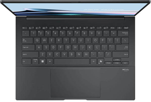 ASUS - Zenbook 14 14" 2K OLED Touchscreen Laptop - AMD Ryzen AI 9 465 2026 - 16GB Memory - 512GB Storage - Copilot+ PC - Jasper Gray
