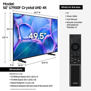 Samsung - 50" Class U7900 Series UHD 4K Smart Tizen TV (2025)