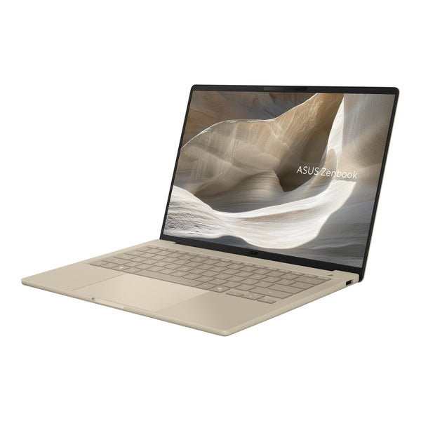ASUS - Zenbook A14 14” OLED 2K Display - Snapdragon X2 Elite 2026 - 16GB Memory - 512GB Storage - Copilot+ PC - Zabriskie Beige