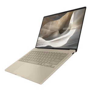 ASUS - Zenbook A14 14” OLED 2K Display - Snapdragon X2 Elite 2026 - 16GB Memory - 512GB Storage - Copilot+ PC - Zabriskie Beige