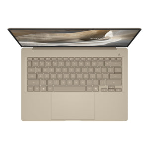 ASUS - Zenbook A14 14” OLED 2K Display - Snapdragon X2 Elite 2026 - 16GB Memory - 512GB Storage - Copilot+ PC - Zabriskie Beige