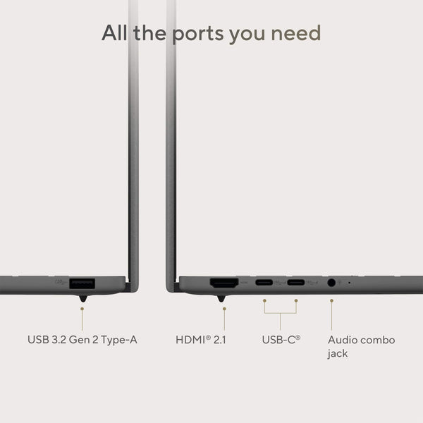 ASUS - Zenbook A14 14" FHD+ OLED Laptop - Copilot+ PC - Snapdragon X with 32GB RAM - 1TB SSD - Iceland Gray