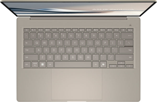 ASUS - Zenbook A14 14" 2K OLED Laptop - Snapdragon X Plus 2025 - 16GB Memory - 512GB Storage - Copilot+ PC - Zabriskie Beige