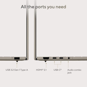 ASUS - Zenbook A14 14" 2K OLED Laptop - Snapdragon X Plus 2025 - 16GB Memory - 512GB Storage - Copilot+ PC - Zabriskie Beige