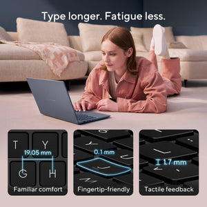 ASUS - Zenbook 14 14" 2K OLED Laptop - Snapdragon X1-26-100 (2026) - 16GB Memory - 256GB Storage - Copilot+ PC - Arctic Blue
