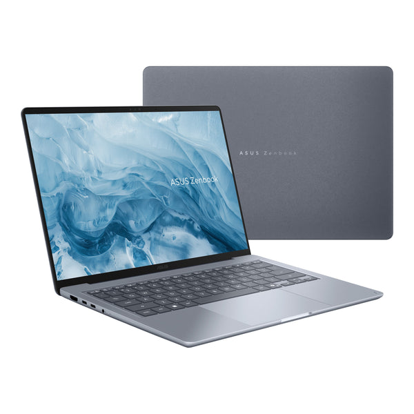 ASUS - Zenbook 14 14" 2K OLED Laptop - Snapdragon X1-26-100 (2026) - 16GB Memory - 256GB Storage - Copilot+ PC - Arctic Blue