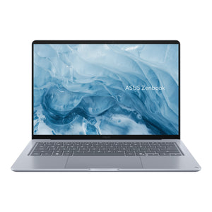 ASUS - Zenbook 14 14" 2K OLED Laptop - Snapdragon X1-26-100 (2026) - 16GB Memory - 256GB Storage - Copilot+ PC - Arctic Blue