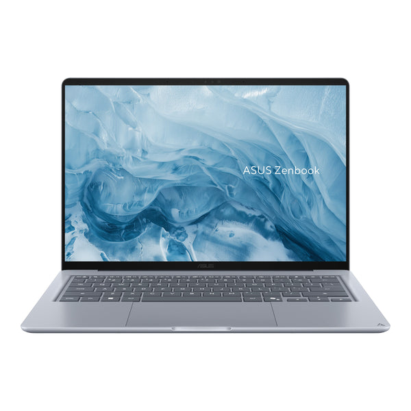 ASUS - Zenbook 14 14" 2K OLED Laptop - Snapdragon X1-26-100 (2026) - 16GB Memory - 256GB Storage - Copilot+ PC - Arctic Blue
