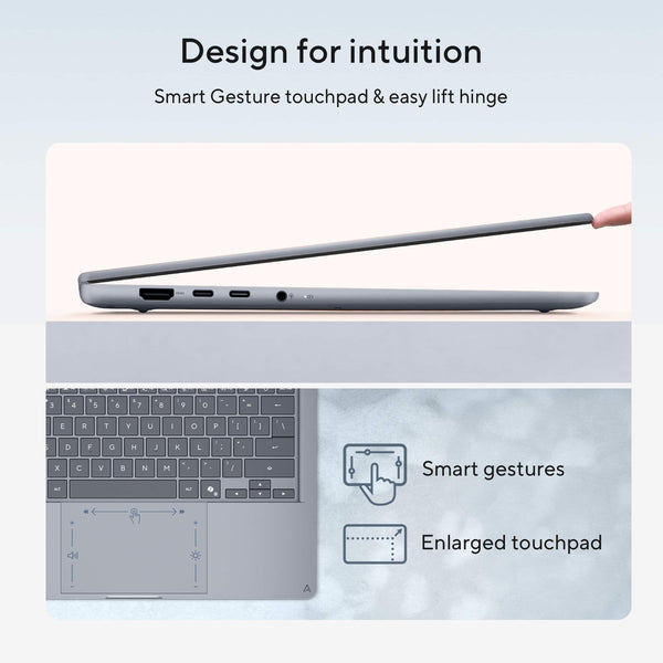 ASUS - Zenbook 14 14" 2K OLED Laptop - Snapdragon X1-26-100 (2026) - 16GB Memory - 256GB Storage - Copilot+ PC - Arctic Blue
