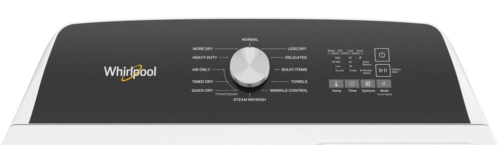 7.0 Cu. Ft. Top Load Electric Moisture Sensing Dryer with Steam