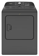 7.0 Cu. Ft. Whirlpool® Top Load Electric Dryer with Moisture Sensor #volcanoblack
