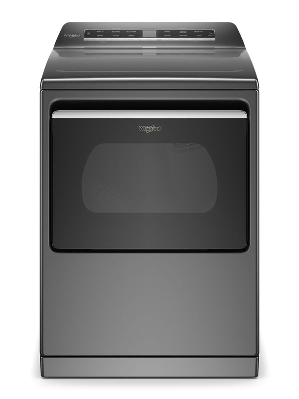 7.4 cu. ft. Top Load Electric Dryer with Advanced Moisture Sensing #chromeshadow