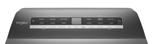 7.4 cu. ft. Top Load Electric Dryer with Advanced Moisture Sensing #chromeshadow