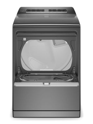 7.4 cu. ft. Top Load Electric Dryer with Advanced Moisture Sensing #chromeshadow