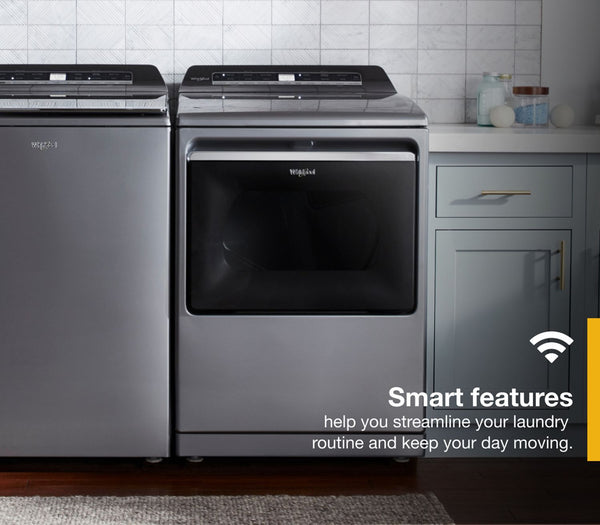 7.4 cu. ft. Top Load Electric Dryer with Advanced Moisture Sensing #chromeshadow