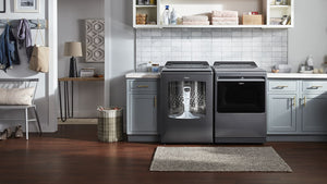 7.4 cu. ft. Top Load Electric Dryer with Advanced Moisture Sensing #chromeshadow