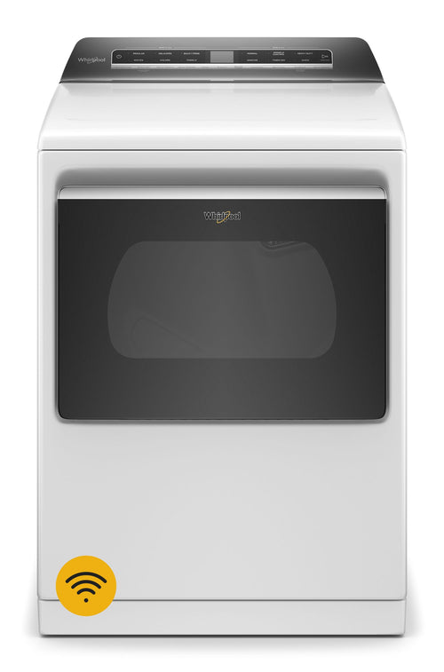 7.4 cu. ft. Top Load Electric Dryer with Advanced Moisture Sensing #white