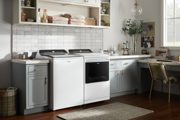 7.4 cu. ft. Top Load Electric Dryer with Advanced Moisture Sensing #white