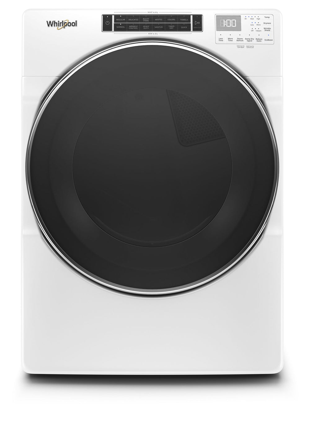 7.4 cu. ft. Front Load Electric Dryer with Steam Cycles #white