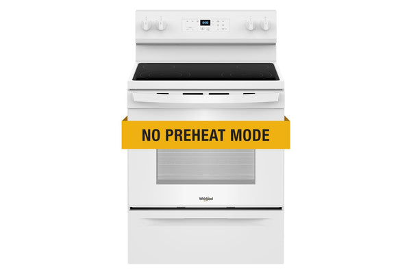 30-inch Electric Range with No Preheat Mode #white