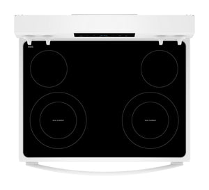 30-inch Electric Range with Self Clean #white