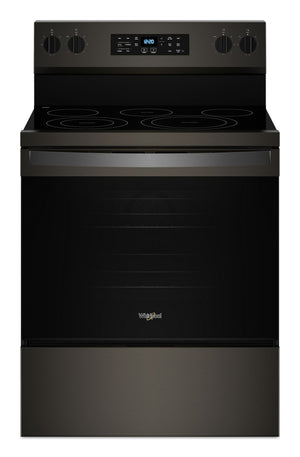 30-inch Energy Star Electric Range with Air Cooking Technology, No Preheat Air Fry and Air Baking and Self Clean #blackstainless