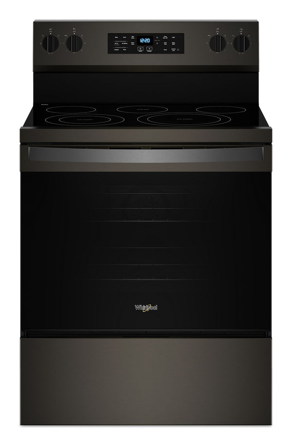 30-inch Energy Star Electric Range with Air Cooking Technology, No Preheat Air Fry and Air Baking and Self Clean #blackstainless