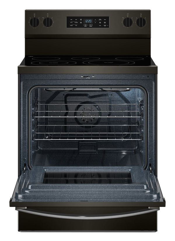 30-inch Electric Range with Air Cooking Technology #blackstainless