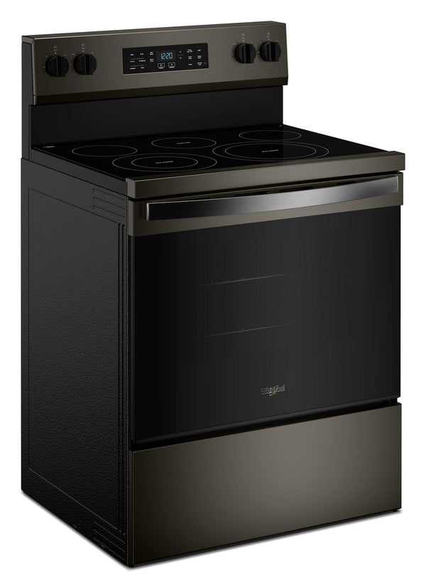 30-inch Electric Range with Air Cooking Technology #blackstainless