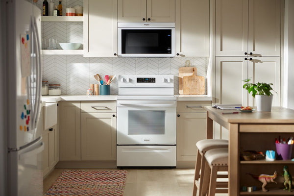 30-inch Electric Range with Air Cooking Technology #white