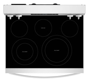 30-inch Electric Range with Air Cooking Technology #white